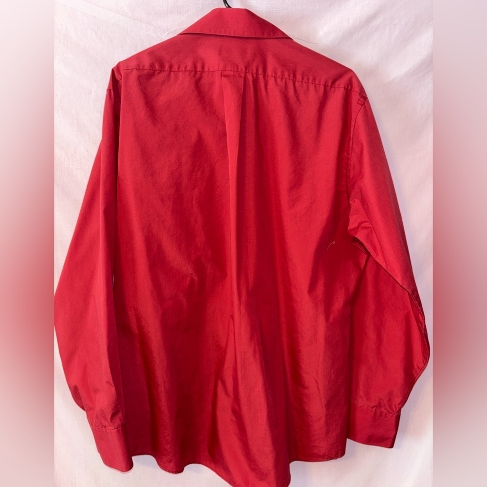 Men’s Van Heusen Long Sleeve Poplin Dress Shirt - Picture 7 of 10